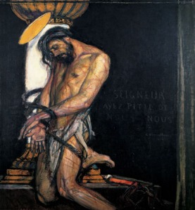 Christ at the Whipping Post, by George Desvallières, 1910.
